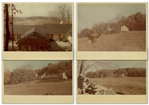 Photo Album of the Kennedy Family, With 16 Photos of Their Last Trip to Atoka, Virginia in November 1963 -- Housed in White House Photographer Cecil Stoughton's Personal Red Leather Binder